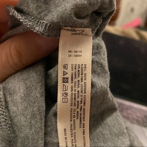 Anthropologie Eloise lace overlay gray top size Medium - Picture 7 of 7